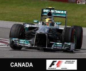 yapboz Lewis Hamilton - Mercedes - 2013 Kanada Grand Prix, sınıflandırılmış 3